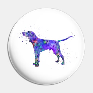 American English coonhound Pin