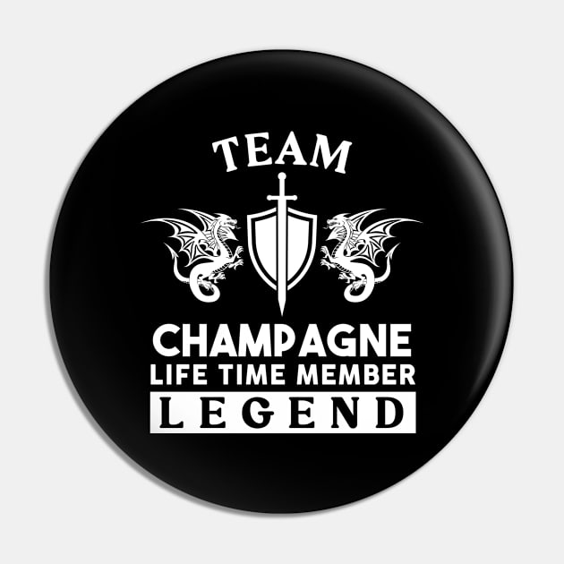 Champagne Name T Shirt - Champagne Life Time Member Legend Gift Item Tee Pin by unendurableslemp118