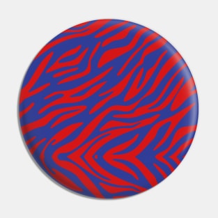 Buffalo Football Zebra Tailgate WNY 716 Pin