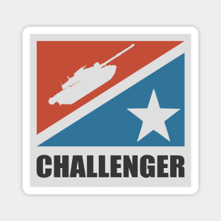 Challenger 2 Tank (Small logo) Magnet