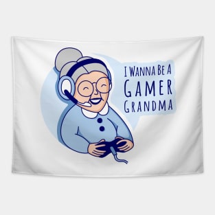 Gamer Grandma Tapestry