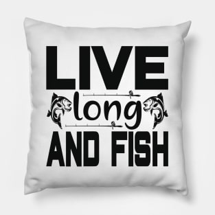 love long and fish Pillow