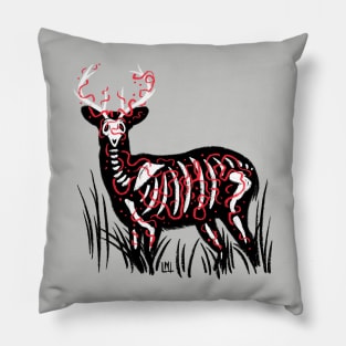Black Deer Pillow