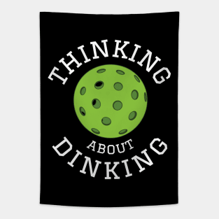 Funny Pickleball Dinking Tapestry