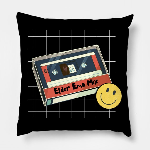 Edler Emo Mix Pillow by Dropkick Queen