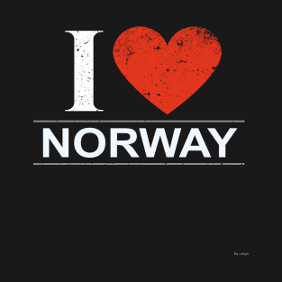 I Love Norway - Gift for Norwegian From Norway T-Shirt