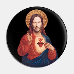 Heart of Keanu Pin