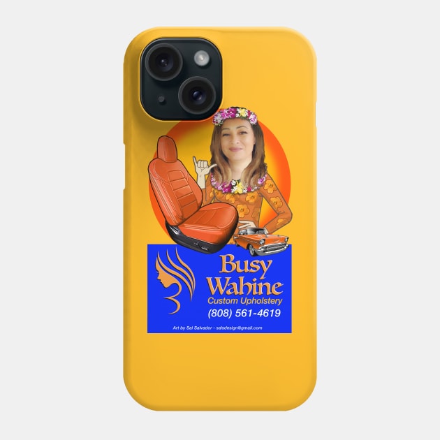 Busy Wahine Phone Case by MyTeeGraphics