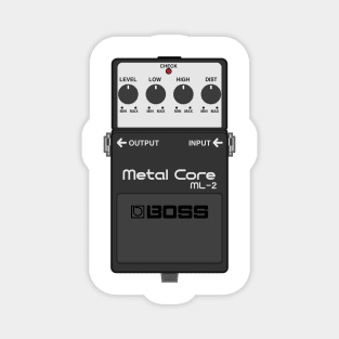 Boss ML-2 Metal Core Guitar Effect Pedal Magnet