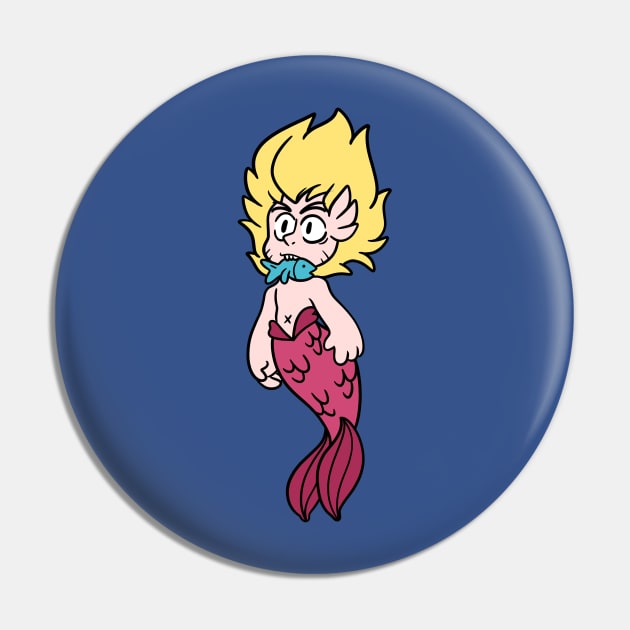 Merman with Fish Pin by Get A Klu Comics