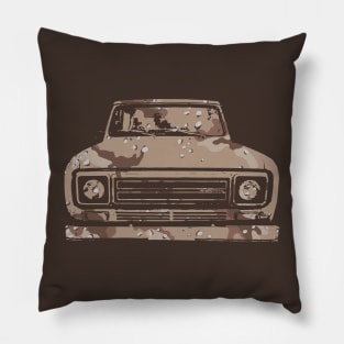 IH Scout II classic 4x4 truck 1979 desert camo Pillow