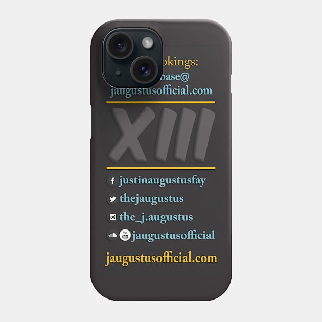 JAugustus Business Card Back Phone Case by J. Augustus