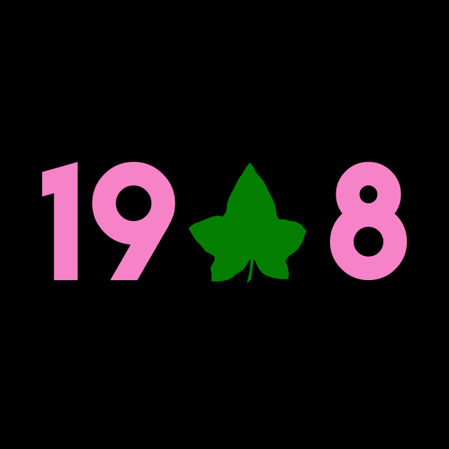 1908 AKA Pretty Girls Ivy Pearls Pink Green Phirst Pham by motherlandafricablackhistorymonth