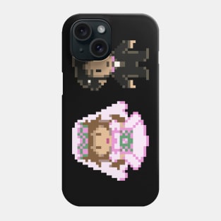 8-bit Bride and Groom Phone Case