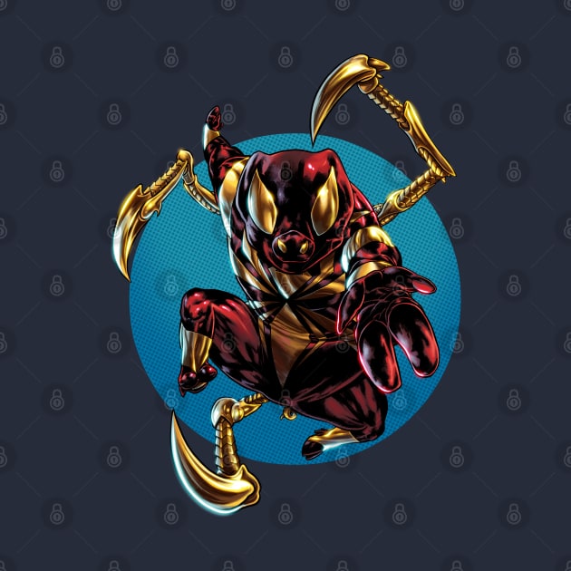 Iron Spider-Ham! by ThirteenthFloor