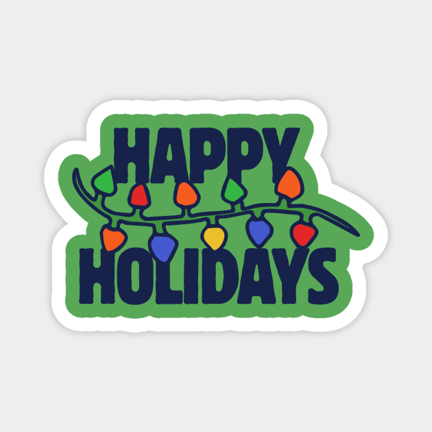 Happy Holidays Magnet by bubbsnugg