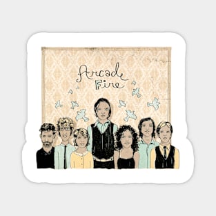 Arcade Fire Illustration Magnet