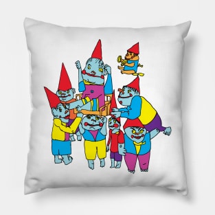 bright elves Pillow