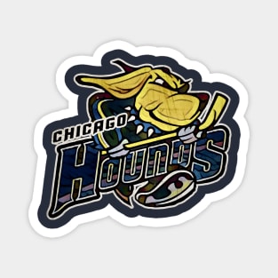 Chicago Hounds Hockey Magnet