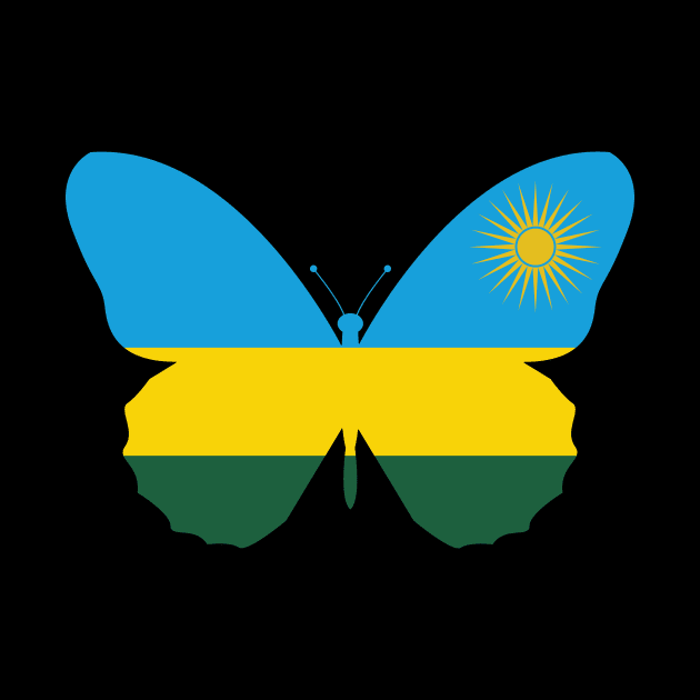 Rwanda Butterfly by Wickedcartoons