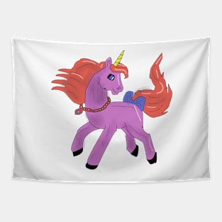 A happy unicorn Tapestry