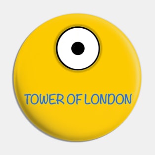 MINI YELLOW LONDON Pin