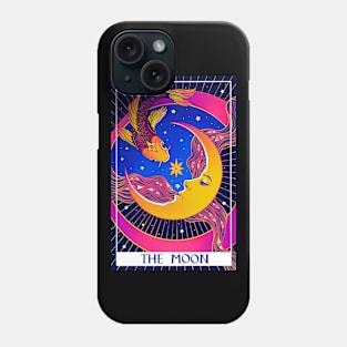 Tarot modern deck. Tarot card. The Moon Phone Case