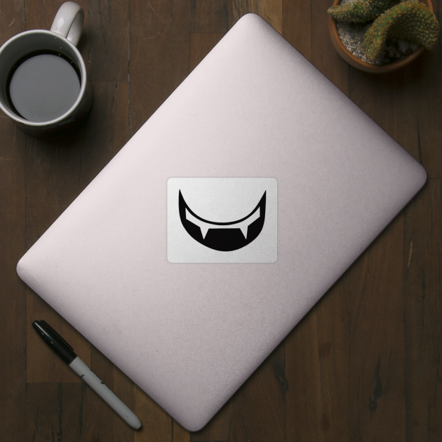 Roblox Vampire Face Roblox Sticker Teepublic - how to change your name in vampire kingdom roblox