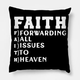 Faith Christians God Motivational Positive Women Men Kids Pillow