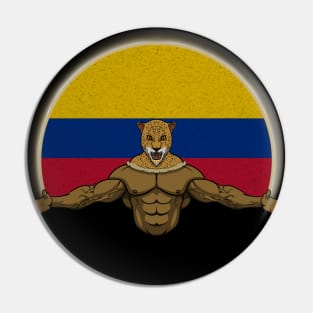 Cheetah Colombia Pin