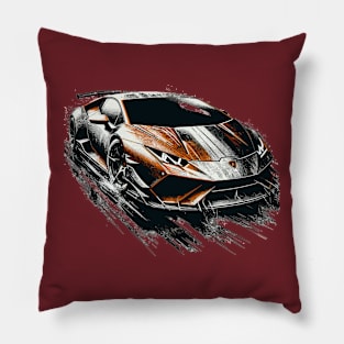 Lamborghini huracan Pillow