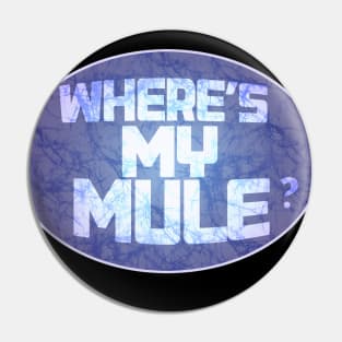 Where's my Mule? batik style gov't Mule peace purple Pin