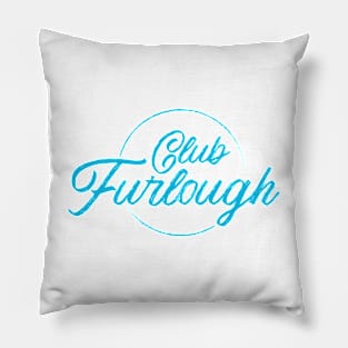 Club Furlough | Blue Print Pillow