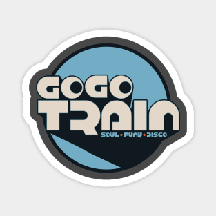 The GoGo Train Blue Magnet