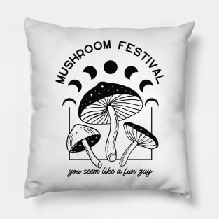 mushroom festival Pillow