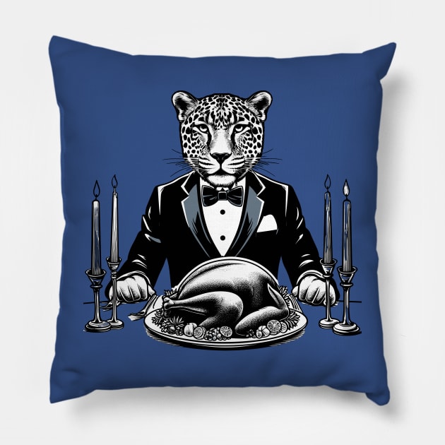 Leopard Thanksgiving Pillow by Graceful Designs