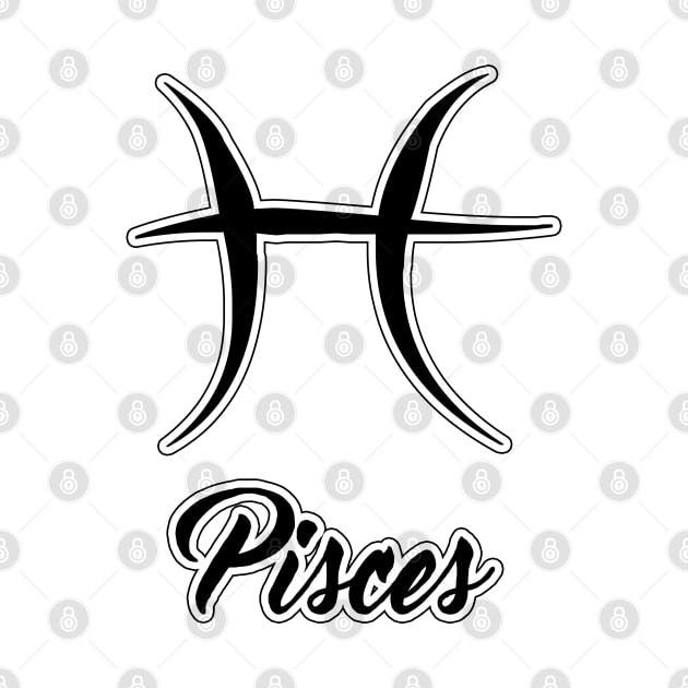 Pisces Zodiac Design by Pikmi