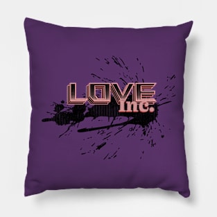 Love Inc - Pink/Black Pillow