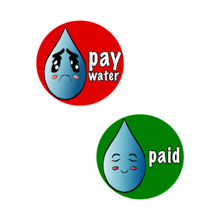 Pay water, paid monthly bill Edit T-Shirt