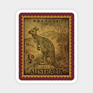 Australia Stamp - Kangaroo Magnet