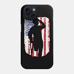 Never Forget Veterans Day US Flag Remembrance Phone Case