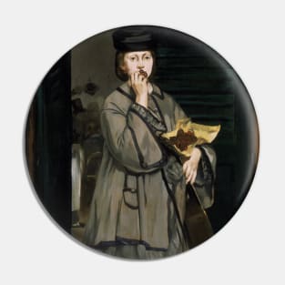 Street Singer by Edouard Manet Pin