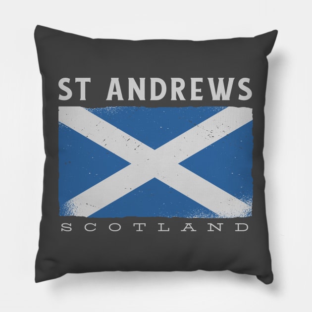 St Andrews Scotland Pillow by Anv2