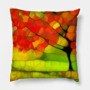 Autumn tree magic Pillow