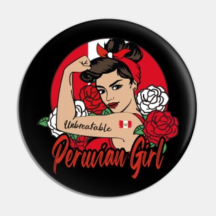 Peruvian Girl Pin