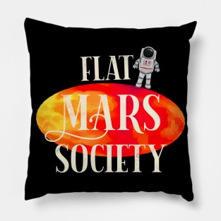 Flat mars society Pillow