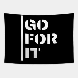 Go For It Training Gym Powerlifting Tapestry