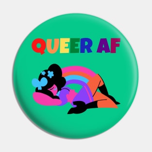 Queer AF Pin