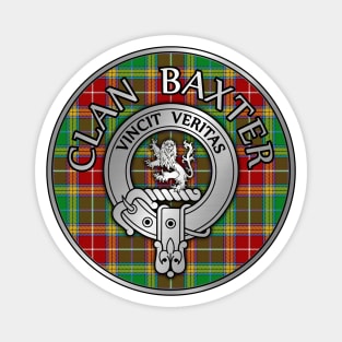 Clan Baxter Crest & Tartan Magnet