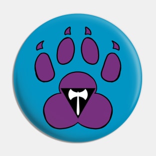 LGBTQ+ Paw Print Flags Pin